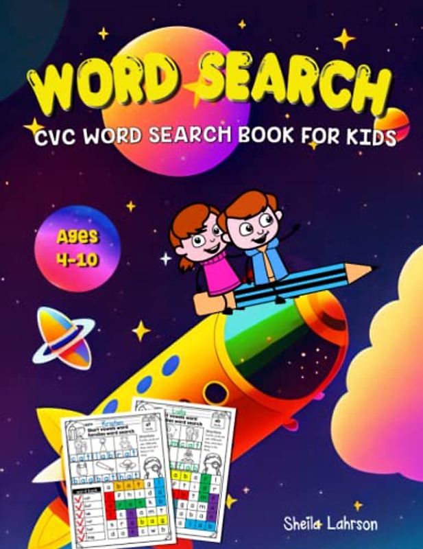 CVC Word Search Book For Kids: A Fun and Enjoyable Way to Improve CVC words Recognition, Spelling Skills and Vocabulary: (Gift Idea for Boys and Girls)