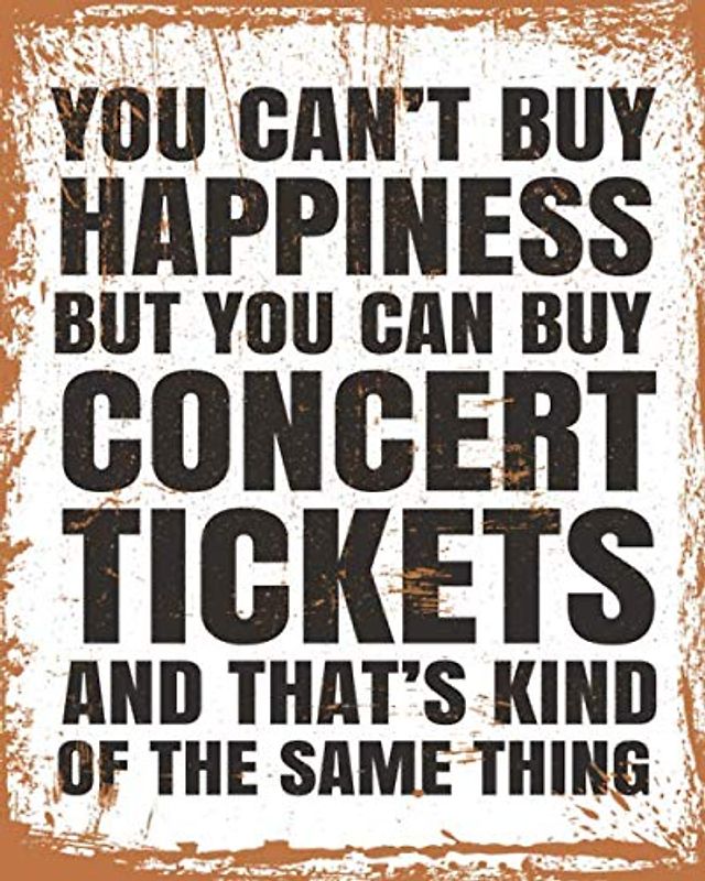 My Concert Journal - Concert Ticket Album and Logbook: Organize the Memories of your Favorite Concerts