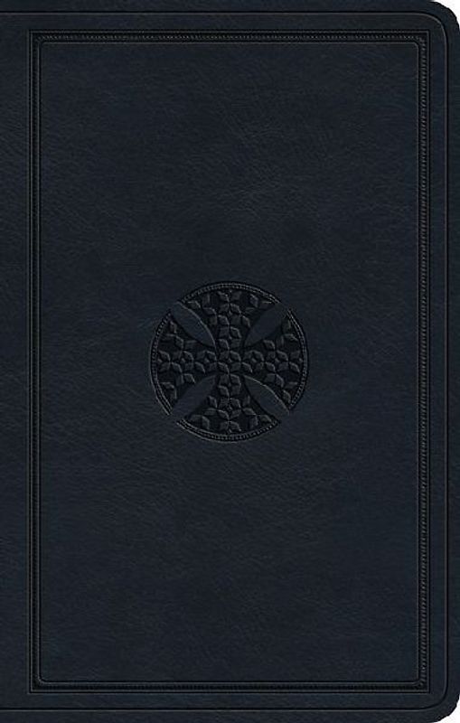 ESV Premium Gift Bible (Trutone, Navy, Mosaic Cross Design)
