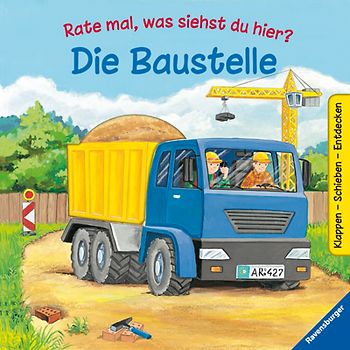 Rate mal, was siehst du hier? Die Baustelle