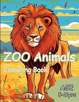 Zoo Animals Colouring Book: Kids Zoo Animal Colouring Book