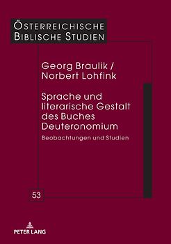 Sprache und literarische Gestalt des Buches Deuteronomium