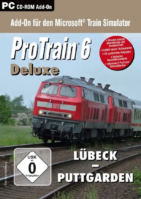 ProTrain 6 Deluxe: Lübeck - Puttgarden / Vogelflugline PC Spiele