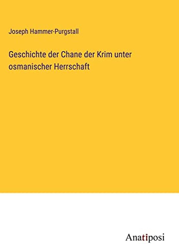 Geschichte der Chane der Krim unter osmanischer Herrschaft