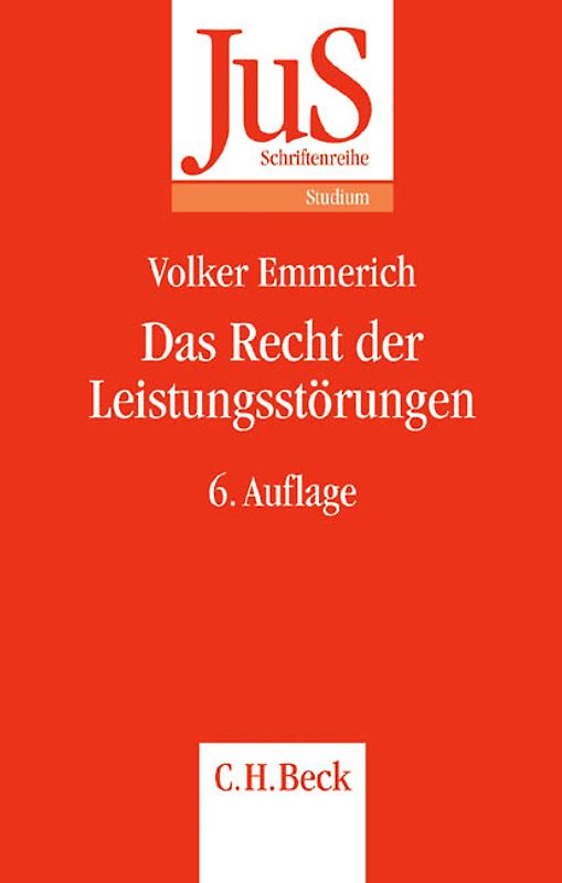 Das Recht der Leistungsstörungen