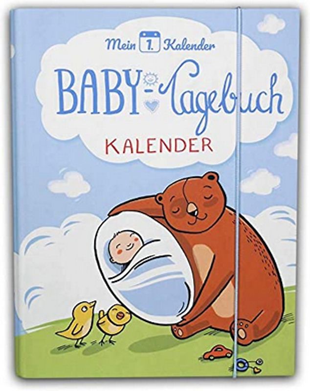Baby Tagebuch für's erste Lebensjahr (blau)