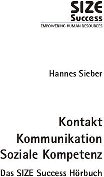 Kontakt - Kommunikation - Soziale Kompetenz -