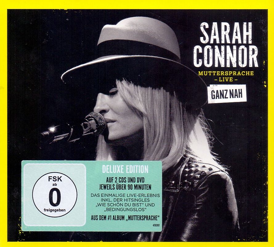Sarah Connor: Muttersprache Live - Ganz Nah [Deluxe Edition, 2 CDs + DVD]