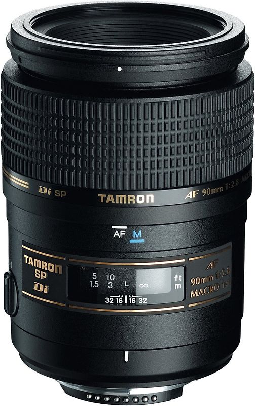 Tamron SP AF 90 mm F2.8 Di Macro 1:1 55 mm Filtergewinde (Nikon F Anschluss) schwarz