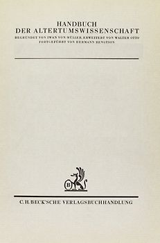 Geschichte der römischen Literatur Tl. 2: Die römische Literatur in der Zeit der Monarchie bis auf Hadrian
