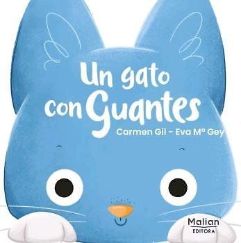 Un gato con guantes
