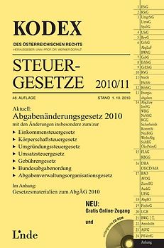 KODEX Steuergesetze 2010/11