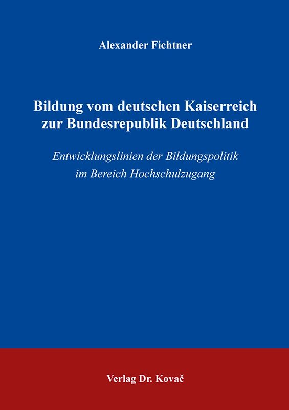 Bildung vom deutschen Kaiserreich zur Bundesrepublik Deutschland
