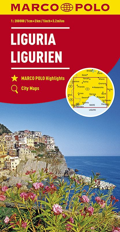 MARCO POLO Regionalkarte Italien 05 Ligurien 1:200.000