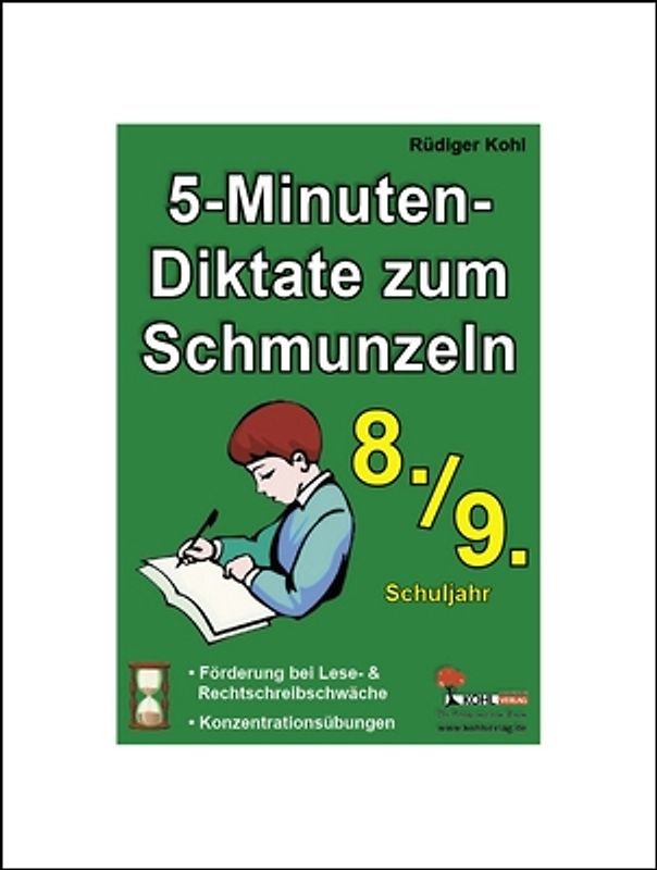 5-Minuten-Diktate zum Schmunzeln, 8./9. Schuljahr