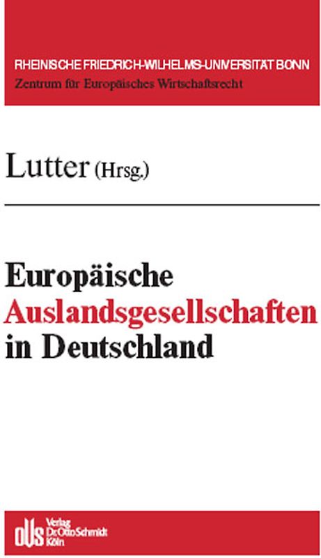 Europäische Auslandsgesellschaften in Deutschland