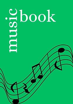 Music Book: DIN A4 Staff Book | 300 Pages with 12 Staves / Systems per Sheet | Paper 90g/m²