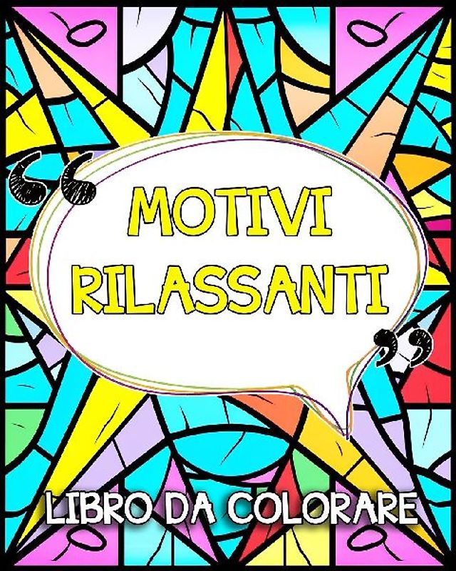 Libro da Colorare con Motivi Rilassanti