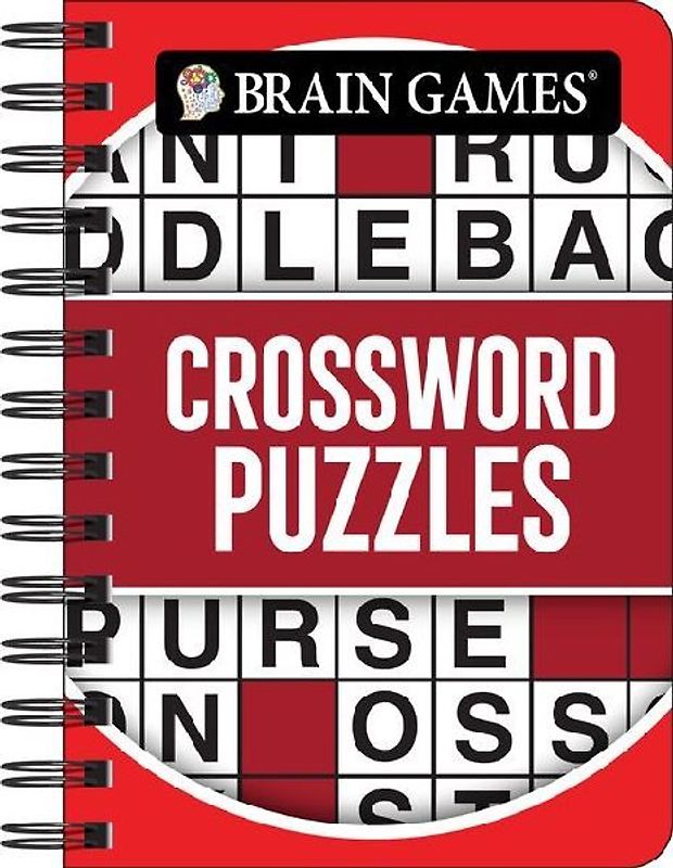 Brain Games - To Go - Crossword Puzzles (Red - Circle Cover)