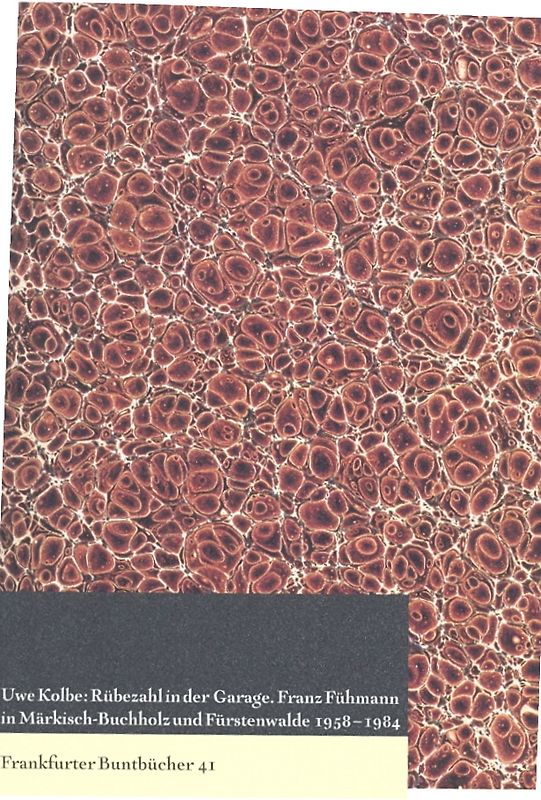 Rübezahl in der Garage. Franz Fühmann in Märkisch-Buchholz und Fürstenwalde. 1858-1984