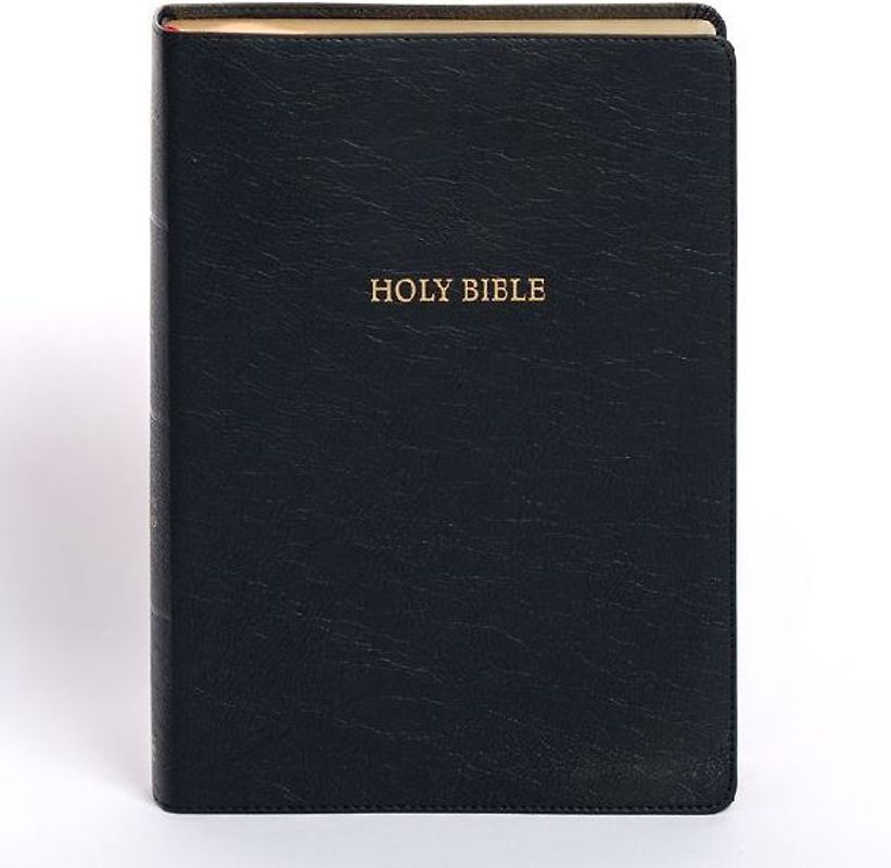 NASB Super Giant Print Reference Bible, Black Leathertouch, Indexed