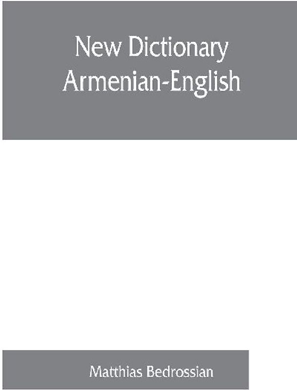New dictionary Armenian-English