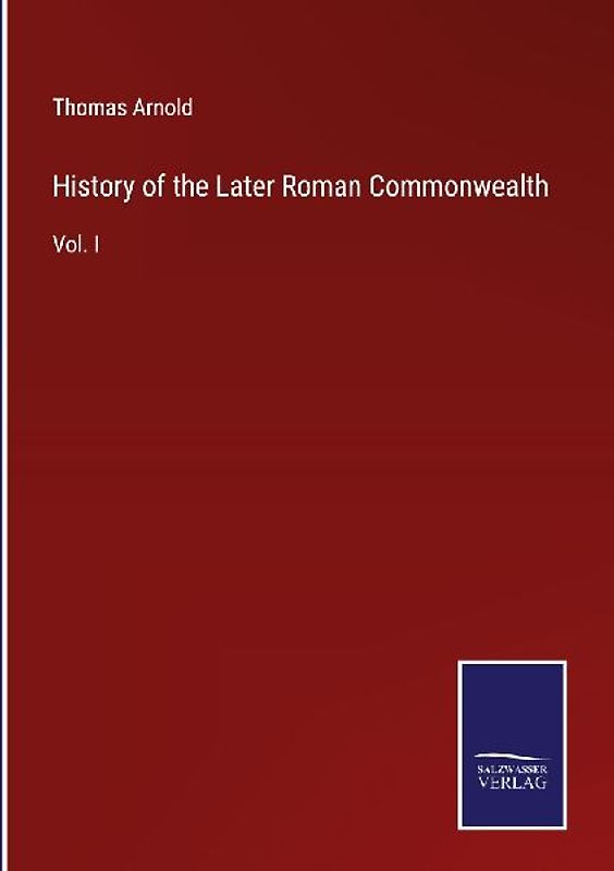 History of the Later Roman Commonwealth