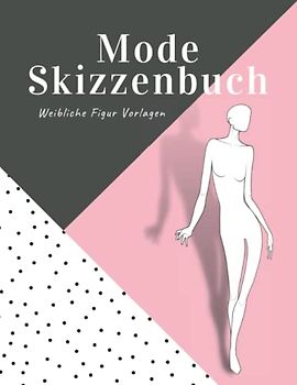 Mode Skizzenbuch. Weibliche Figur Vorlagen