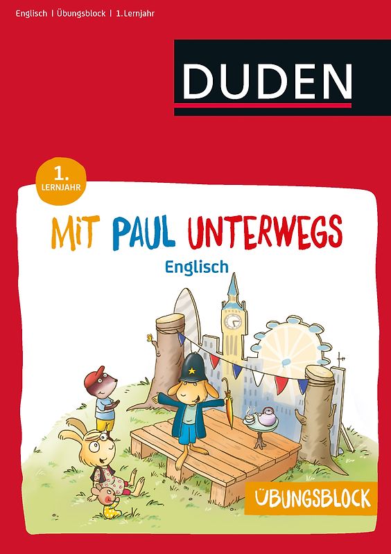 Übungsblock: Mit Paul unterwegs - Englisch - 1. Lernjahr