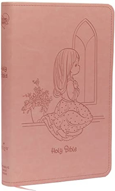 Nrsvce, Precious Moments Bible, Pink, Leathersoft, Comfort Print