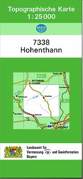 TK25 7338 Hohenthann