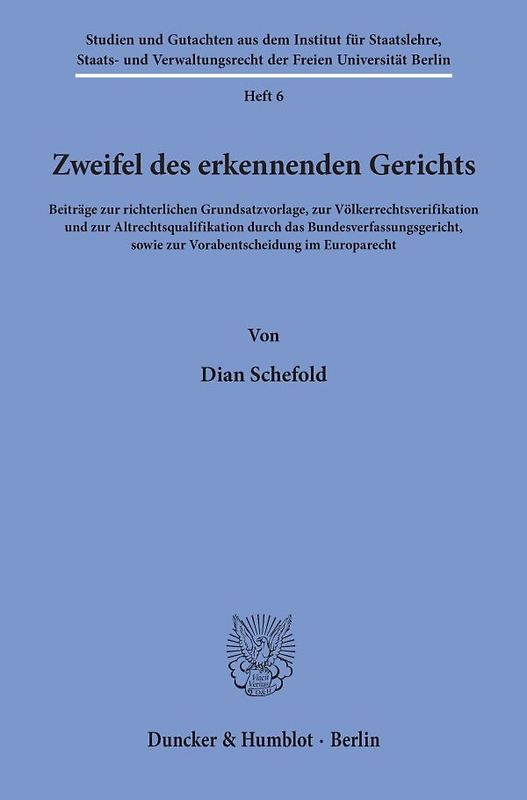 Zweifel des erkennenden Gerichts.
