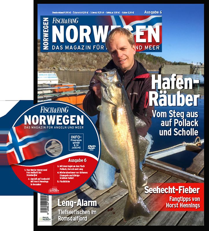 FISCH & FANG Sonderheft Nr. 36: Norwegen Magazin Nr. 6 + DVD