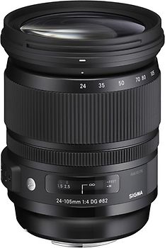 Sigma A 24-105 mm F4.0 DG HSM OS 82 mm Objetivo (Montura Canon EF) negro