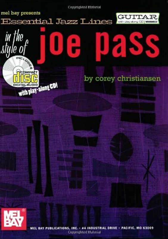 Essential Jazz Lines in the Style of Joe Pass [With CD]