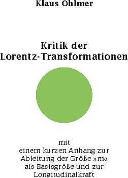 Kritik der Lorentz-Transformationen