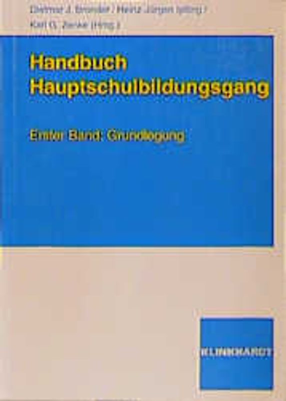 Handbuch Hauptschulbildung