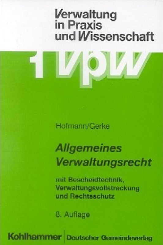 Allgemeines Verwaltungsrecht