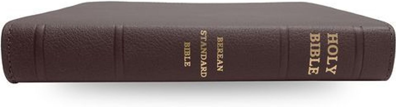 Holy Bible, Berean Standard Bible - Genuine Leather - Tosca Cowhide Merlot