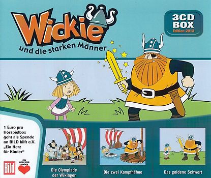 Wicki und die starken Männer: Die Olympiade der Wikinger / Die zwei Kampfhähne / Das goldene Schwert [Audio CD]