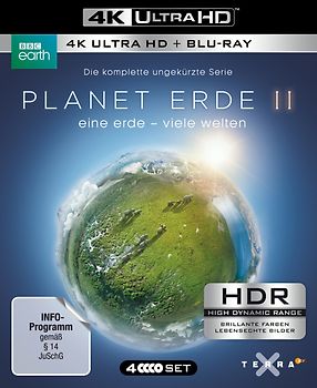 Planet Erde II: Eine Erde - viele Welten [4 Discs] 4K Ultra HD Blu-ray