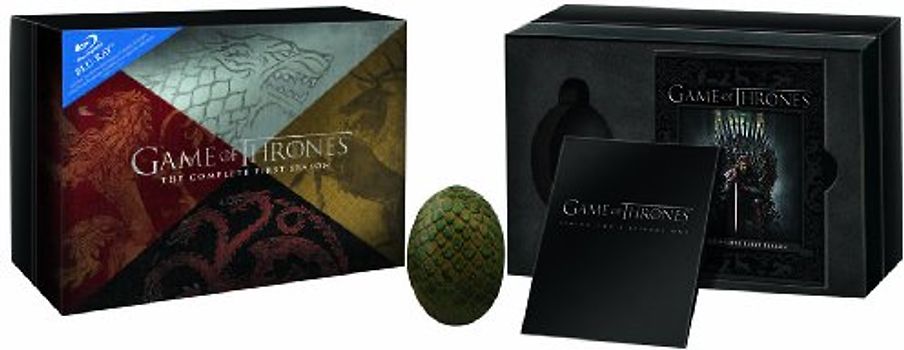 Game of Thrones: The Complete first Season [inkl. Drachenei, 2 Interactive Guides, Exclusive Histories of the Seven Kingdoms, 6 Discs] Blu-ray Disc