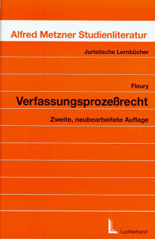 Verfassungsprozessrecht