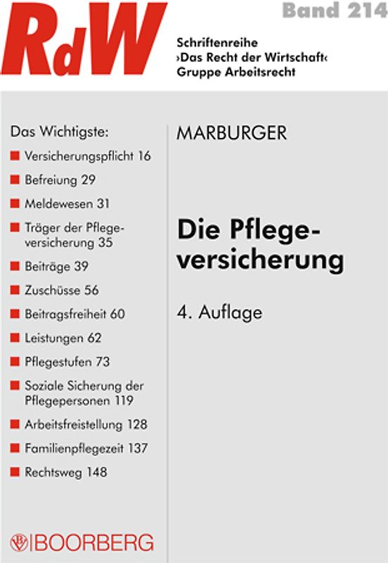 Die Pflegeversicherung