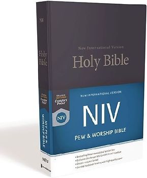 NIV, Pew and Worship Bible, Hardcover, Blue