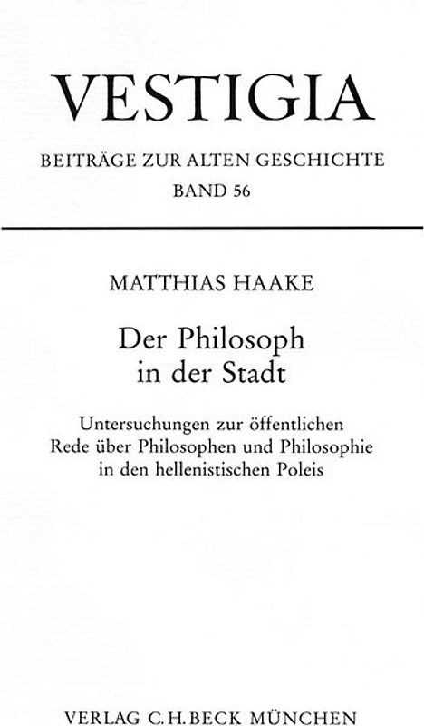 Der Philosoph in der Stadt