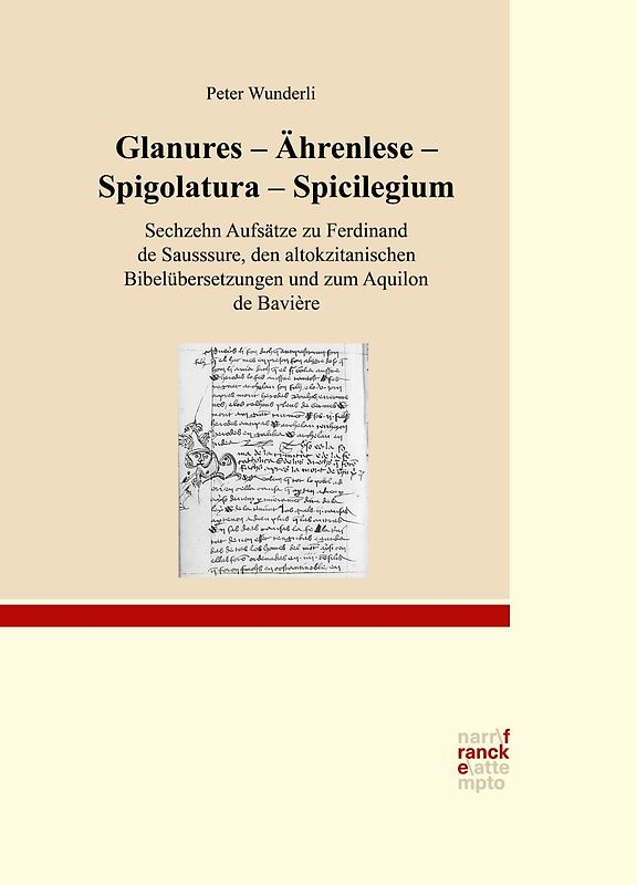 Glanures - Ährenlese - Spigolatura - Spicilegium