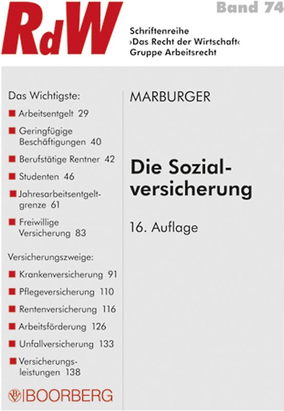 Die Sozialversicherung