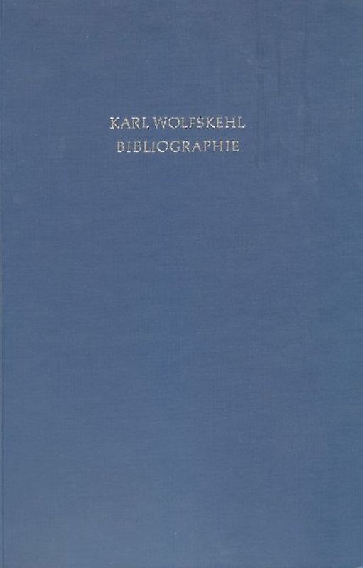 Karl Wolfskehl-Bibliographie