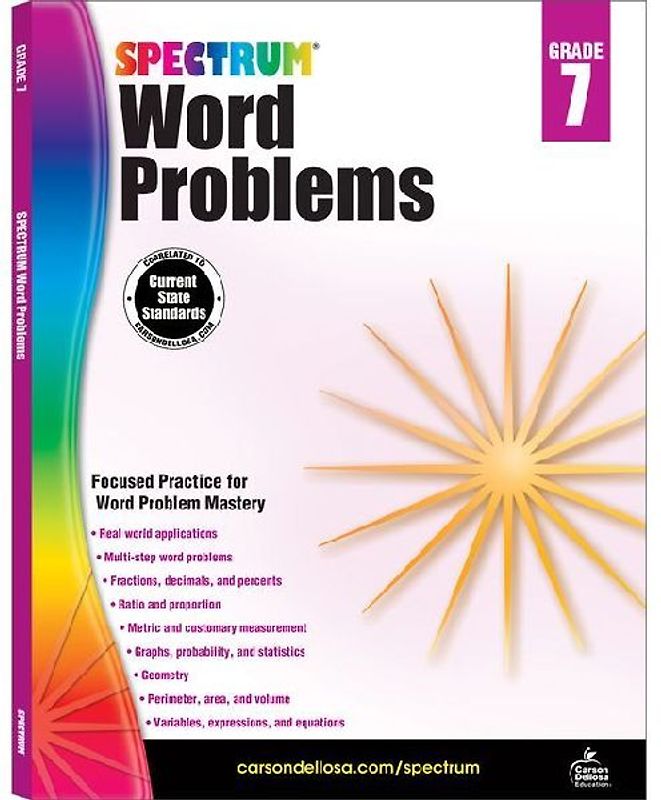 Word Problems, Grade 7